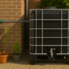 Cuve IBC 1000L noire - palette plastique