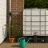 cubi 1000 litres avec vanne reliee a la gouttiere