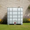 Cuve IBC 1000 litres – blanc – palette acier ou plastique – renouvelé - contre le mur