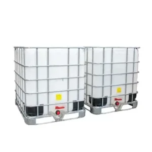 Cuve IBC 2 x 1000 litres - transparente - palette acier ou plastique - remis a neuf