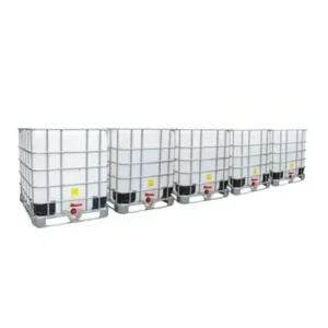 Cuve IBC 5 x 1000 litres - transparente - palette acier ou plastique - remis a neuf
