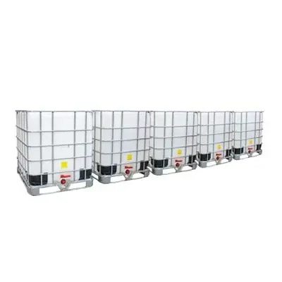 Cuve IBC 5 x 1000 litres - transparente - palette acier ou plastique - remis a neuf Cuve IBC 5 x 1000 litres - transparente - palette acier ou plastique - remis a neuf